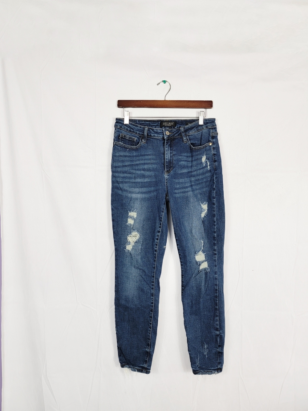 Judy Blue Size 11/30 Distressed Skinny Jeans
